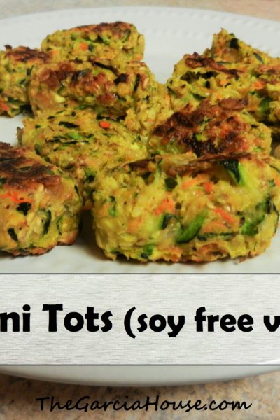 Zucchini Tots Recipe (soy free version!)