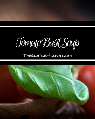 Decadent Tomato Basil Soup