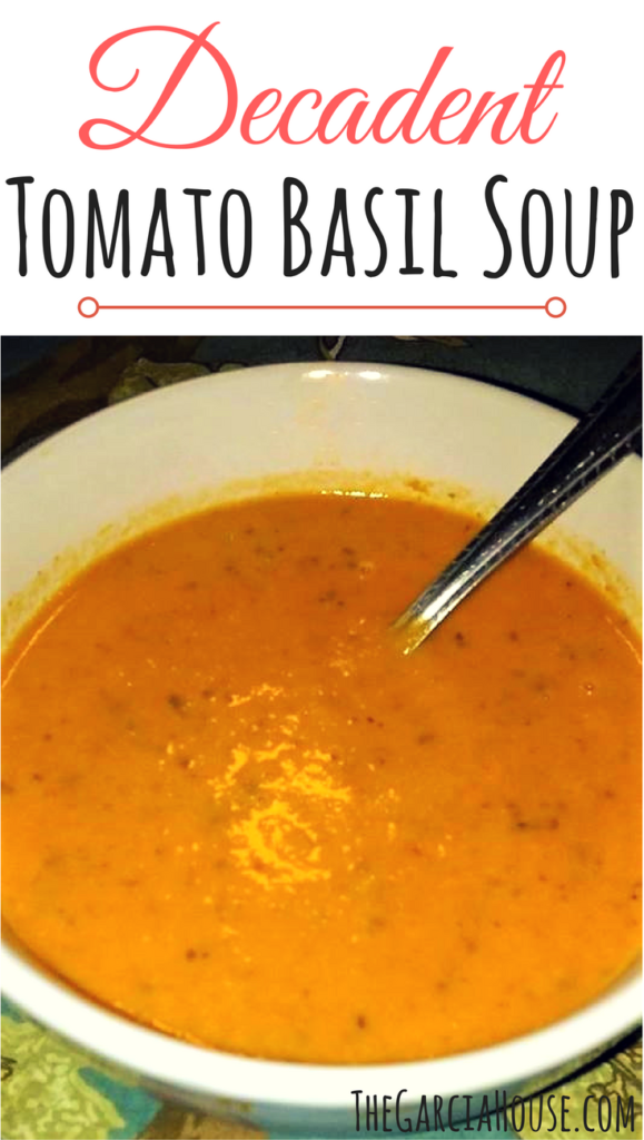 Tomato Basil Soup Recipe