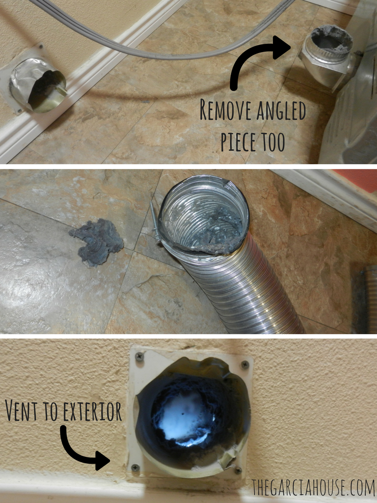 Dryer to wall connection hotsell
