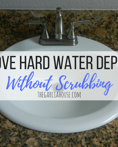 Easily Remove Hard Water Deposits