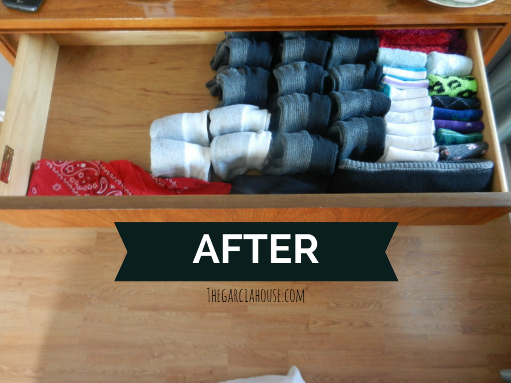 Fold socks the KonMari way