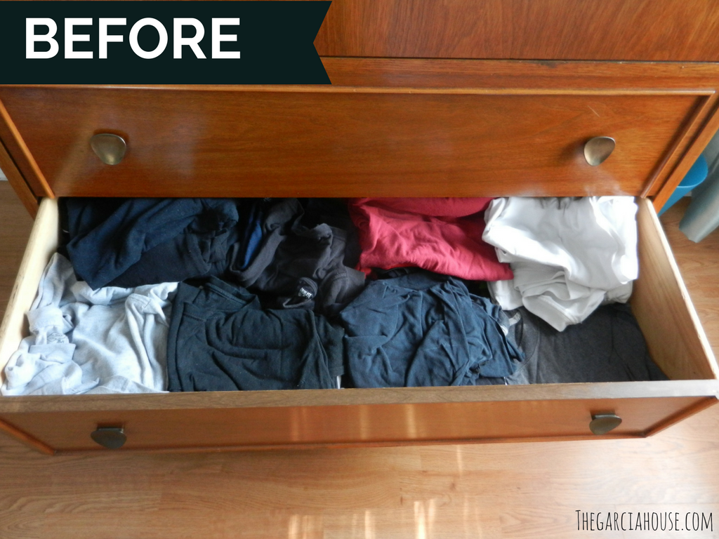 How to Fold Clothes for Organized Dresser Drawers