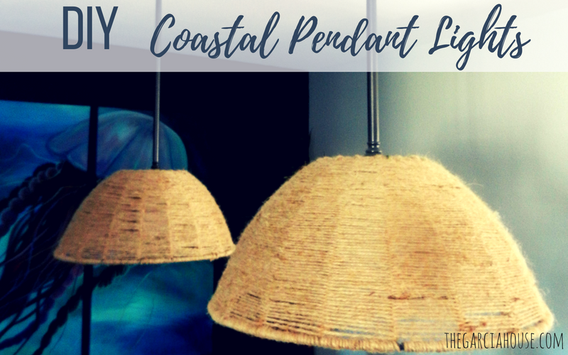 Get the Look for Less: $10 DIY Woven Coastal Pendants