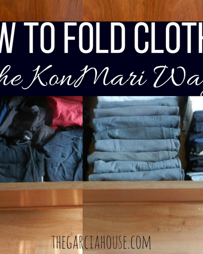 How to Fold Clothes the KonMari Way